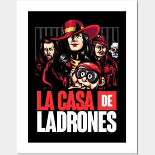 La Casa de Ladrones Posters and Art